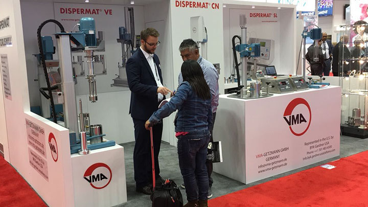 VMA dispermat高速分散機(jī)亮相2018美國(guó)涂料展