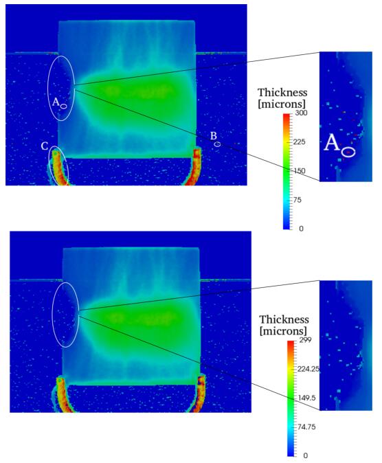 原始數(shù)據(jù)圖像的閾值濾波。