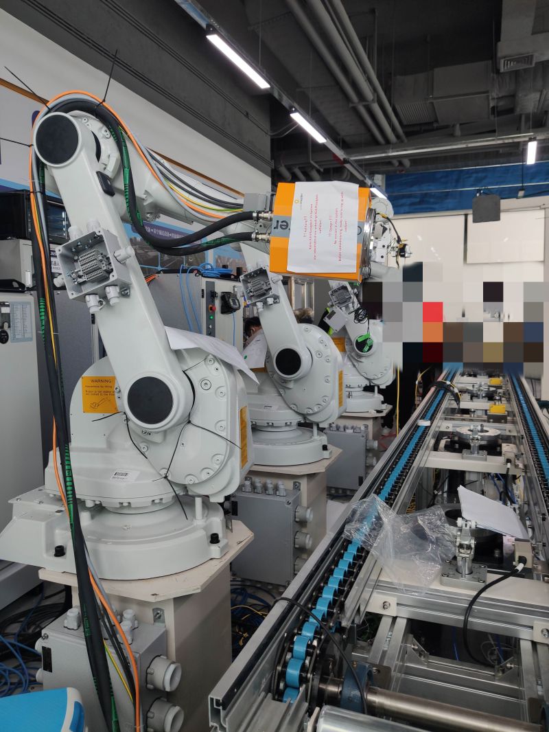 自动涂装线中涂魔师Inline与机械手集成测厚插图