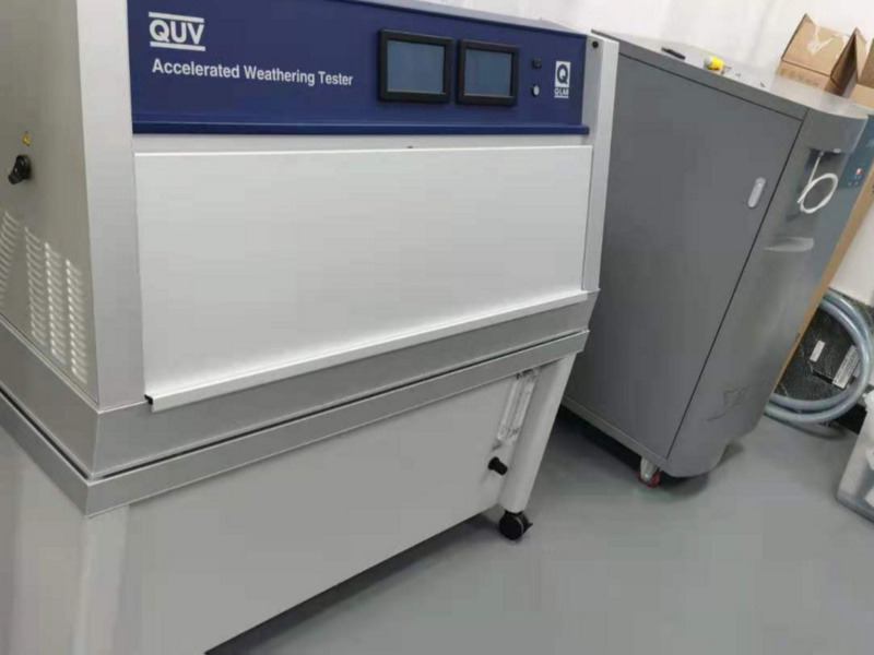 汽車涂層粉末涂料油漆紫外老化耐候試驗機現場安裝圖1