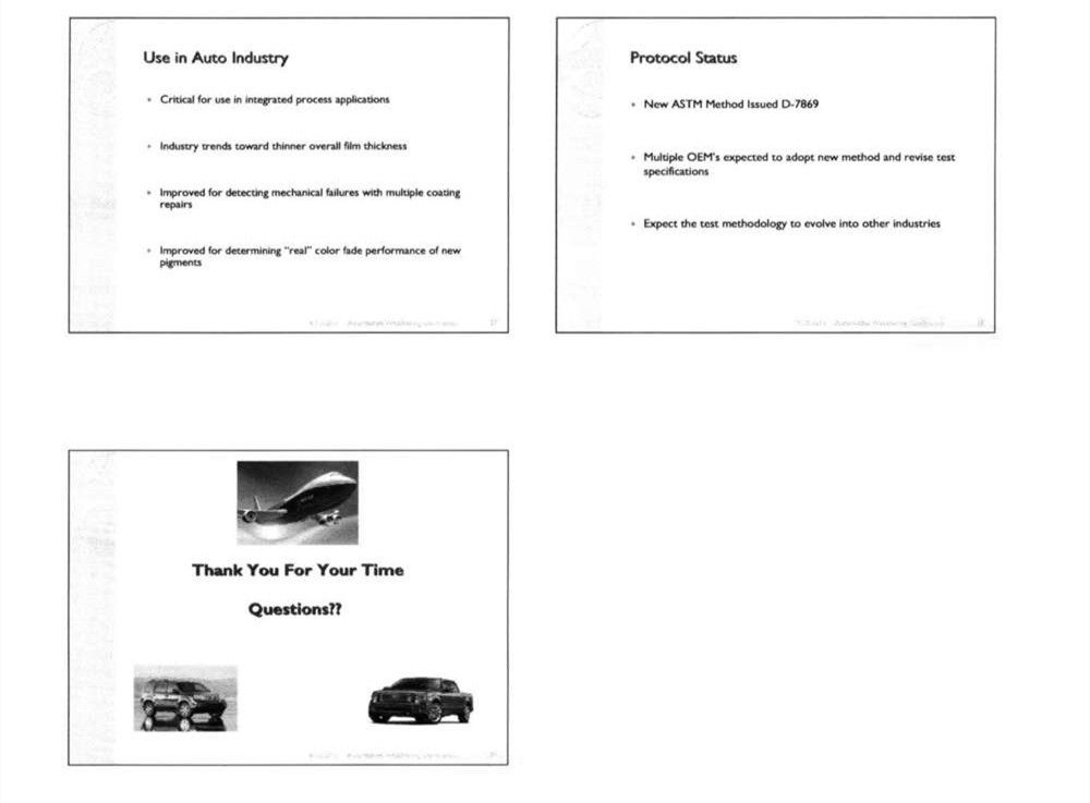 關(guān)于ASTM D7869汽車(chē)和航空航天涂層涂料氙燈老化的背景和說(shuō)明