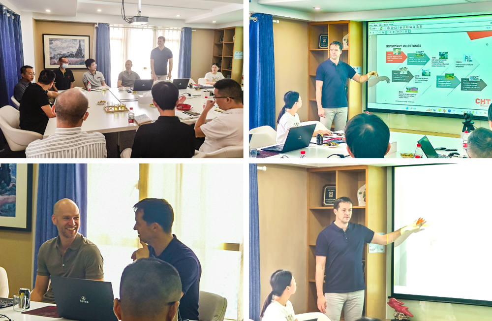 CHT集團事業(yè)部經(jīng)理和技術(shù)經(jīng)理蒞臨佛山翁開爾！