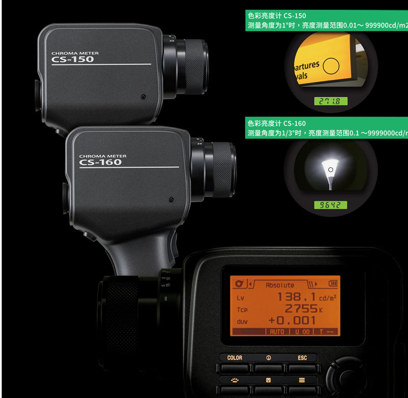 色彩亮度測量儀CS-160
