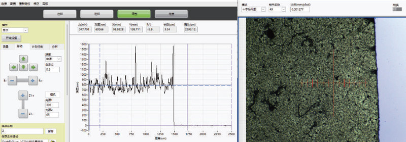 使用臺階儀測膜厚