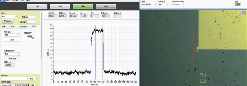 使用臺階儀測電極